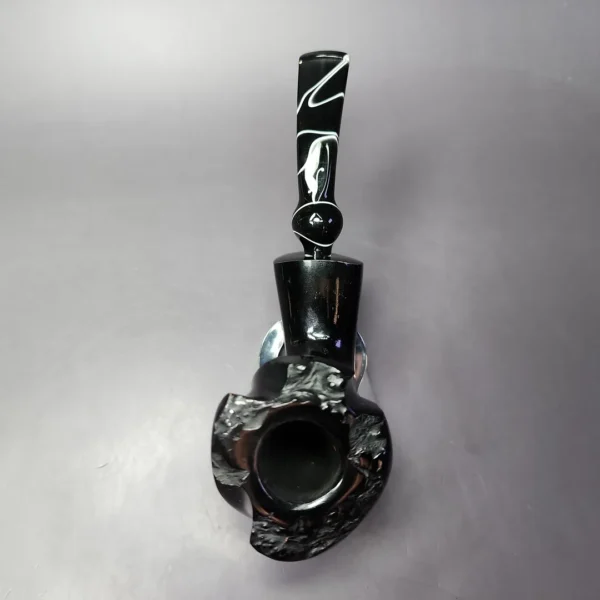 Nording Black Smooth Freehand Estate Briar Pipe, Unsmoked - Image 9