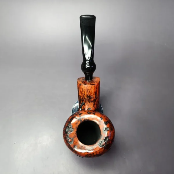 Nording Abstract Partially Rusticated Freehand Estate Briar Pipe, Unsmoked - Image 9