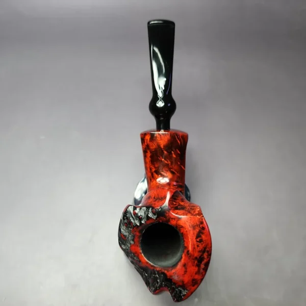 Nording Partially Rusticated Freehand Estate Briar Pipe, Unsmoked - Image 9