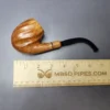 Castello "Castello" 4K Spiral Carved Egg Estate Briar Pipe, Italian Estates - Image 9