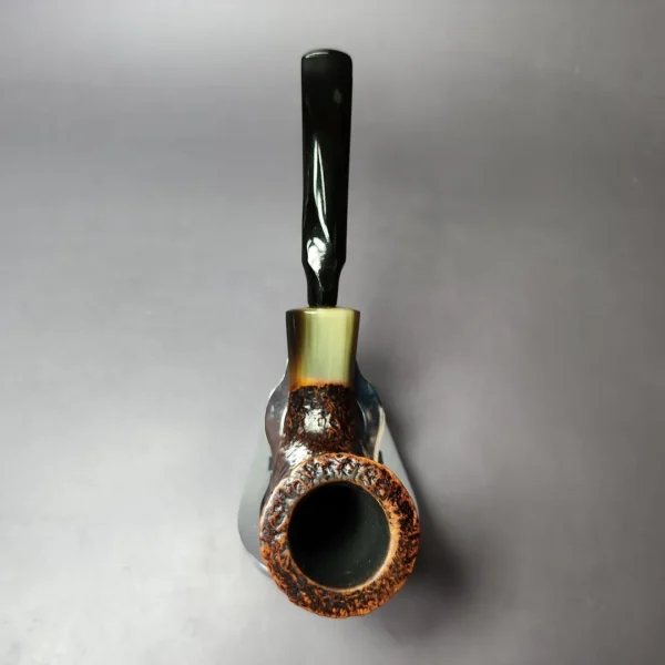 Savinelli Nonpareil 9004 Sandblasted Dublin Estate Briar Pipe, Italian Estates - Image 9