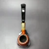 Talamona Marco Polo Smooth Bent Egg Estate Briar Pipe, Italian Estates - Image 9