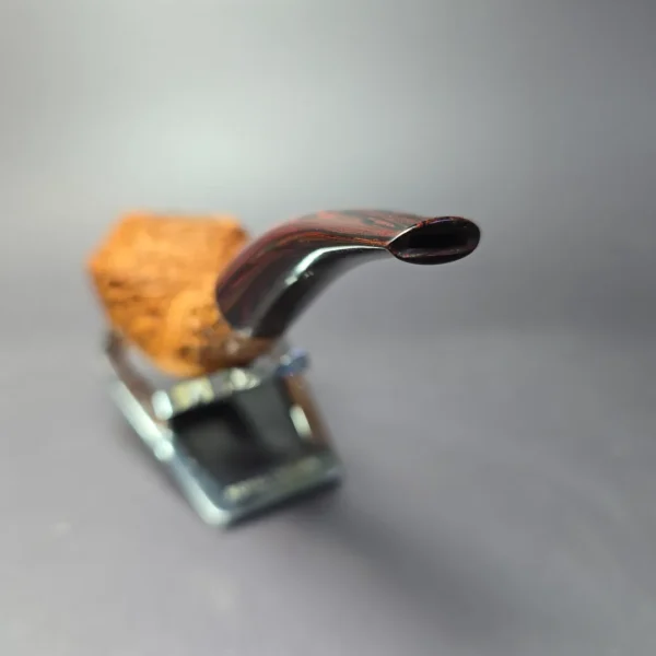 Pipe Tristan Granite Rusticated Bullmoose Handmade Briar Pipe, New - Image 9