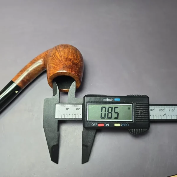 WDC Milano Smooth Bent Billiard Estate Briar Pipe, American Estates - Image 9