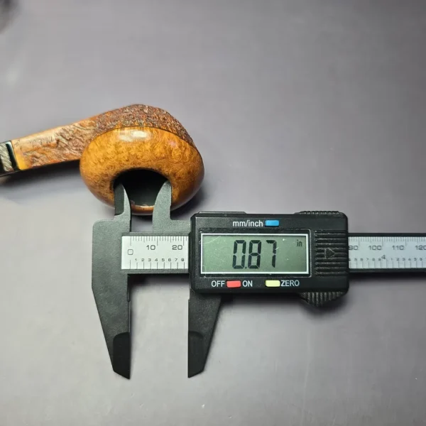 Mark Tinsky 1 Star Partially Sandblasted Bulldog Estate Briar Pipe, American Estates - Image 9