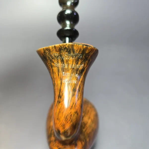 Ben Wade (Preben Holm) Golden Grain XL Smooth Freehand Estate Briar Pipe, Unsmoked - Image 9