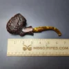Caminetto Business Rusticated Egg Estate Briar Pipe, Italian Estates - Image 9