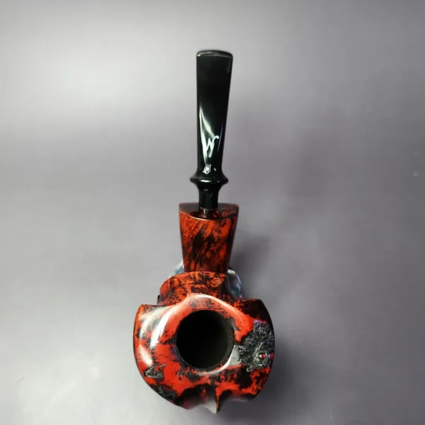 Nording Partially Rusticated Freehand Estate Briar Pipe, Unsmoked - Image 9