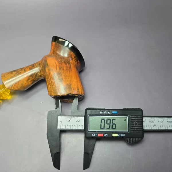 Bjarne XL Smooth Freehand Cavalier Sitter Estate Briar Pipe, Unsmoked - Image 9