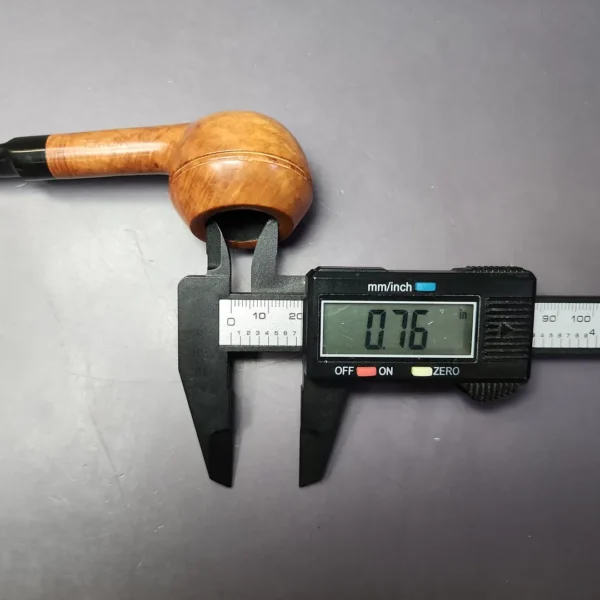 Michel Smooth Squat Rhodesian Estate Briar Pipe, Unsmoked - Image 10