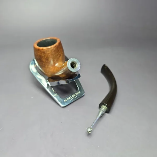 Kaywoodie 1932-1936 Super Grain 5014 Smooth Bent Billiard Estate Briar Pipe, American Estates - Image 10