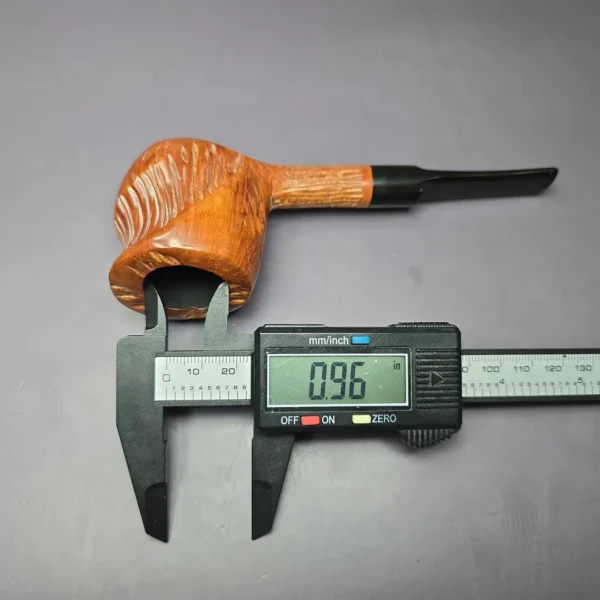 Decade Large Rusticated Freehand Billiard Estate Briar Pipe, Other Estates - Image 10