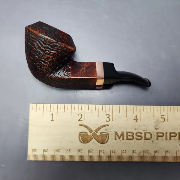 Morgan BlackJack 30 Sandblasted Bulldog Briar Pipe, New - Image 10