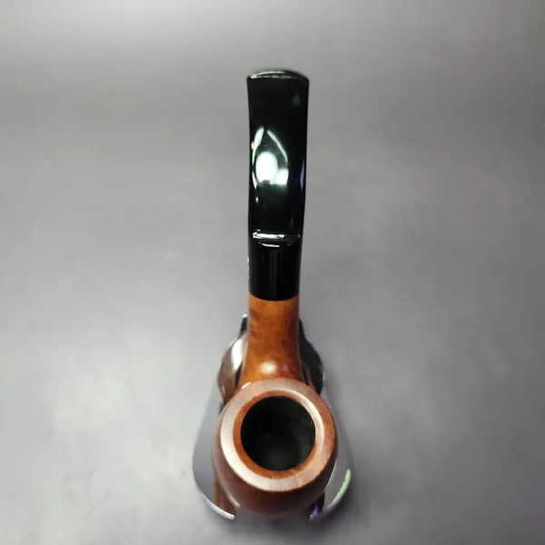 Gigi Millennium Smooth Bent Billiard Estate Briar Pipe, Unsmoked, 9mm - Image 10