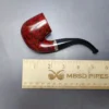 Merchant Service Smooth “Full Bent” Bent Billiard Artisan Briar Pipe, New - Image 10