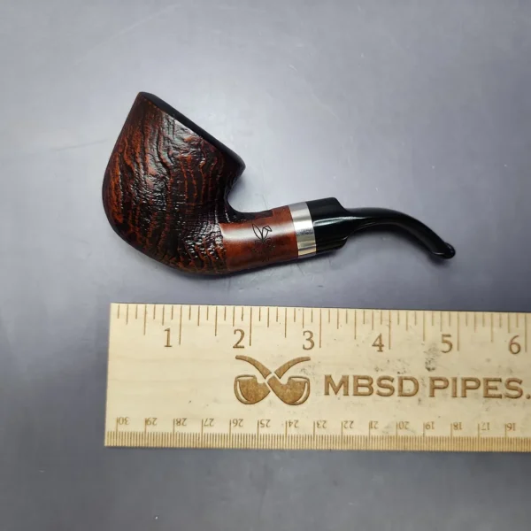 Morgan BlackJack 20 Sandblasted Dublin Briar Pipe, New - Image 10