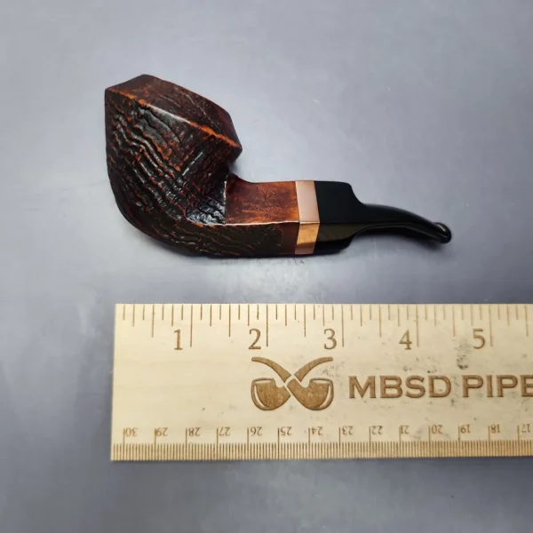 Morgan BlackJack 30 Sandblasted Bulldog Briar Pipe, New - Image 10