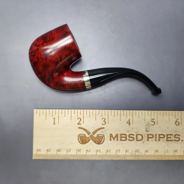 Merchant Service Smooth “Full Bent” Bent Billiard Artisan Briar Pipe, New - Image 10