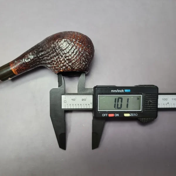 Gold Crown by GBD 9568 Sandblasted Diplomat Estate Briar Pipe, English Estates - Image 10