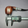 Ferndown Reo 3 Star Silver Spigot Panel Apple Estate Briar Pipe, English Estates - Image 10