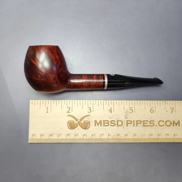 Thomas Cristiano Smooth Apple Estate Briar Pipe, Unsmoked - Image 10