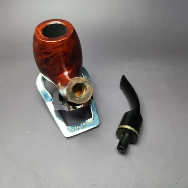 Thomas Cristiano Smooth Bent Brandy Estate Briar Pipe, Unsmoked - Image 10