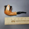 Nording Spiral Partially Rusticated Freehand Estate Briar Pipe, Unsmoked - Image 10