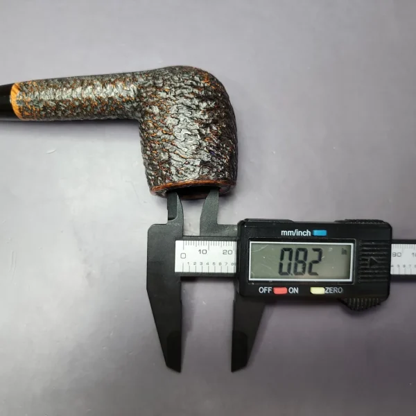 Old England (Sasieni) 55 Rusticated Billiard Estate Briar Pipe, English Estates - Image 10