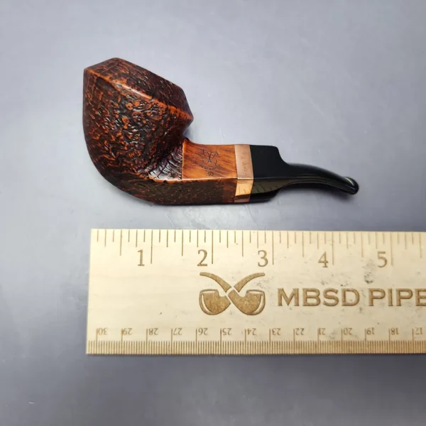 Morgan BlackJack 30 Sandblasted Bulldog Briar Pipe, New - Image 10