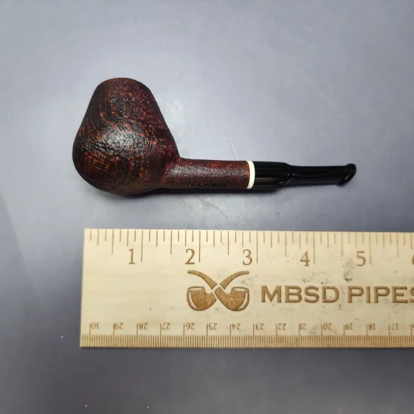 Proxima by Piero Vitale Brown Sandblasted Brandy Briar Pipe, New - Image 10