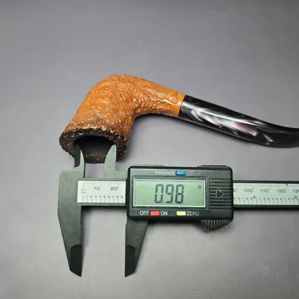 Caminetto Business 156 KS Rusticated Dublin Estate Briar Pipe, Italian Estates - Image 10