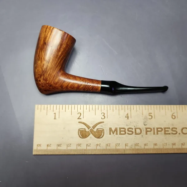 Bari Senior Straight Grain Smooth Pickaxe Estate Briar Pipe, Danish Estates - Image 10