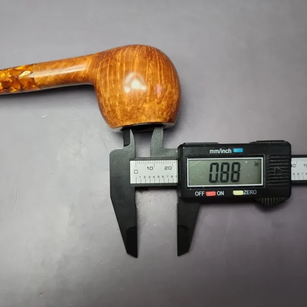 Dave Neeb Smooth Apple Estate Briar Pipe, American Estates - Image 10