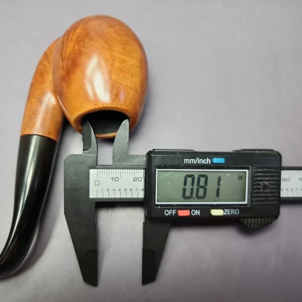 Ed Burak Connoisseur Smooth Oom Paul Estate Briar Pipe, American Estates - Image 10