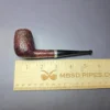 Ashton Pebble Grain XX Sandblasted Billiard w/ Silver Estate Briar Pipe, English Estates - Image 10