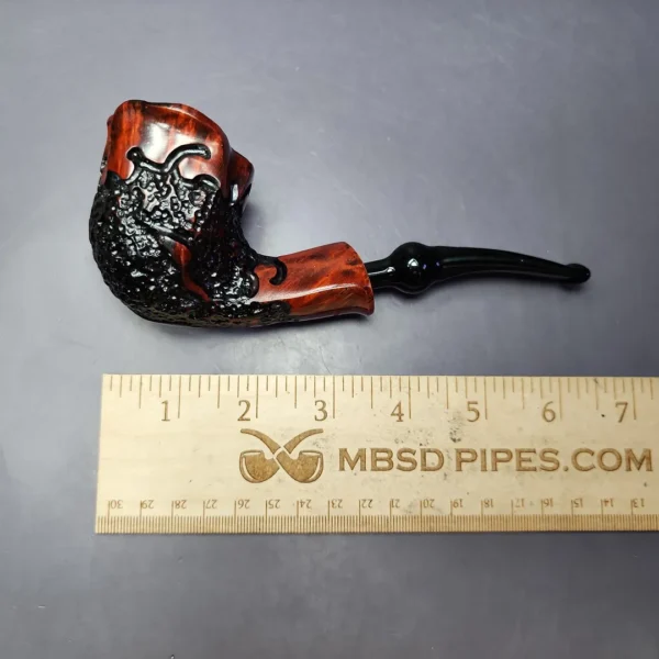 Nording Partially Rusticated Freehand Estate Briar Pipe, Unsmoked - Image 10