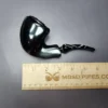 Nording Black Smooth Freehand Estate Briar Pipe, Unsmoked - Image 10