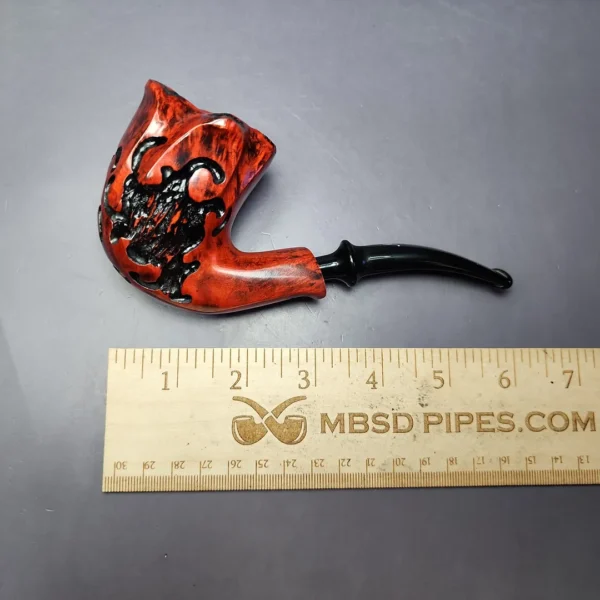 Nording Partially Rusticated Freehand Estate Briar Pipe, Unsmoked - Image 10