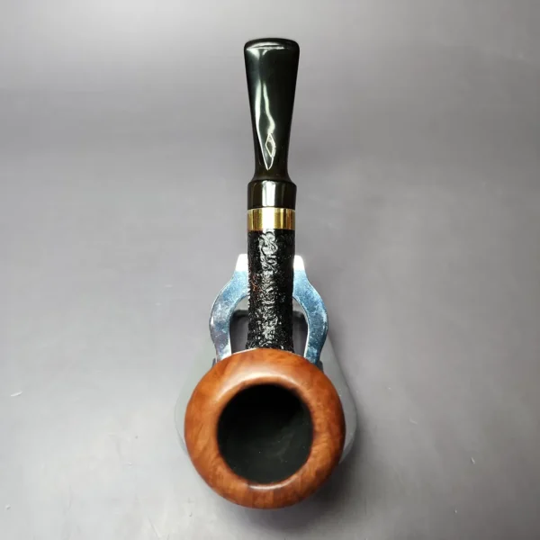 Brebbia Gemma 882 Sandblasted Rhodesian Estate Briar Pipe, Italian Estates - Image 10