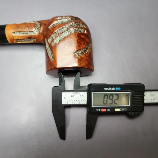 Kaywoodie Oversize XL Rusticated Panel Estate Briar Pipe, American Estates - Image 10