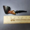 Bari Wiking 7095 Part Sandblasted Freehand Estate Briar Pipe, Danish Estates - Image 10