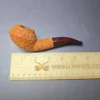 Pipe Tristan Granite Rusticated Bullmoose Handmade Briar Pipe, New - Image 10