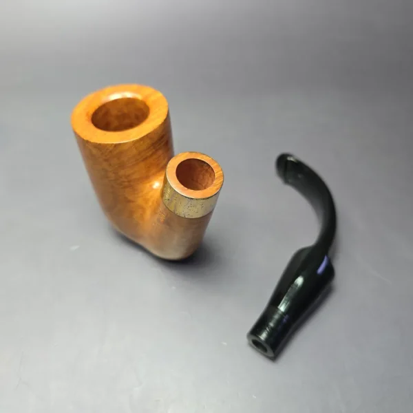 Savinelli Don Lisander 604 EX Smooth Oom Paul Estate Briar Pipe, Unsmoked - Image 10