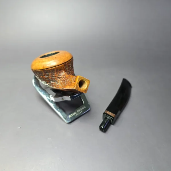 Mark Tinsky 1 Star Partially Sandblasted Bulldog Estate Briar Pipe, American Estates - Image 10