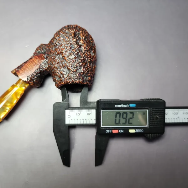 Caminetto Business Rusticated Egg Estate Briar Pipe, Italian Estates - Image 10