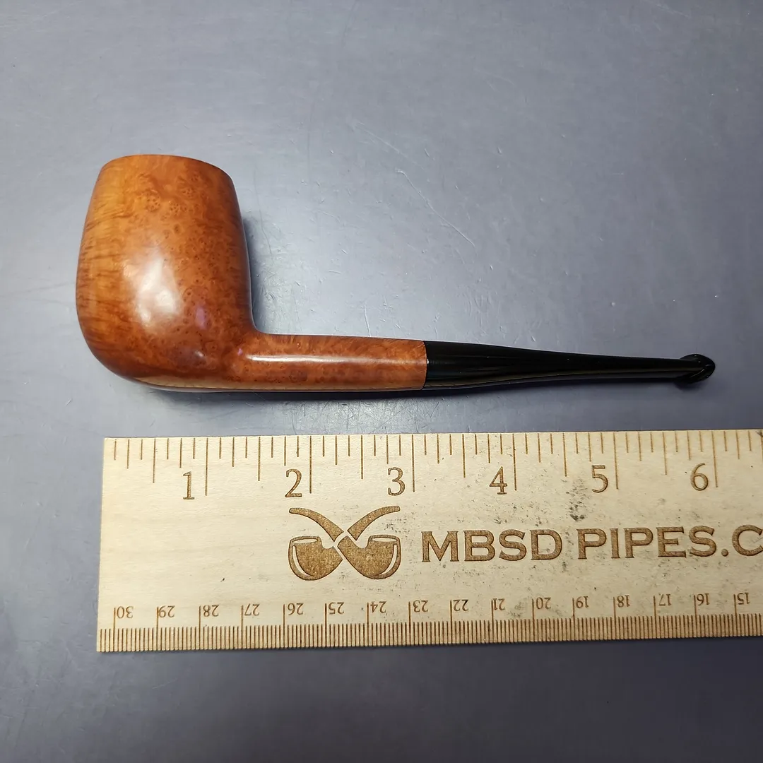 Barontini Diamante 313 Smooth Oval Shank Billiard Estate Briar Pipe, Unsmoked - Image 10