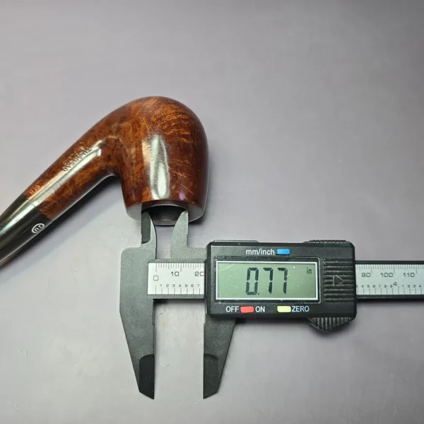 James Upshall Tilshead Grp 6 Smooth Bent Billiard Estate Briar Pipe, Unsmoked - Image 10