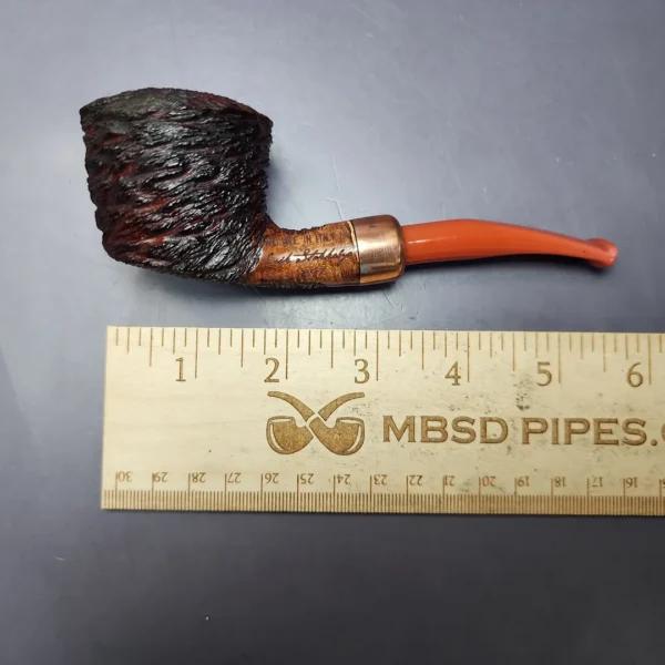 4th Generation (by Ascorti) 1897 Rusticated Dublin Estate Briar Pipe, Unsmoked - Image 10