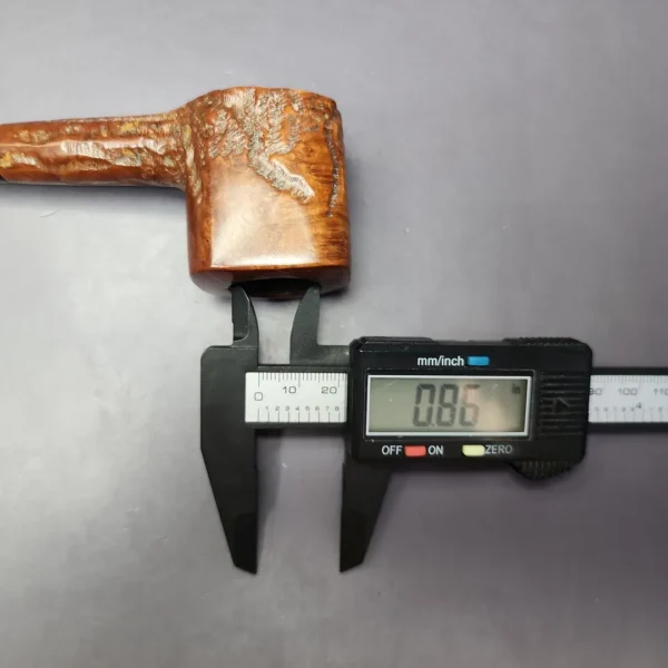 Roger's Rarity by Custombilt Rusticated Panel Estate Briar Pipe, American Estates - Image 11