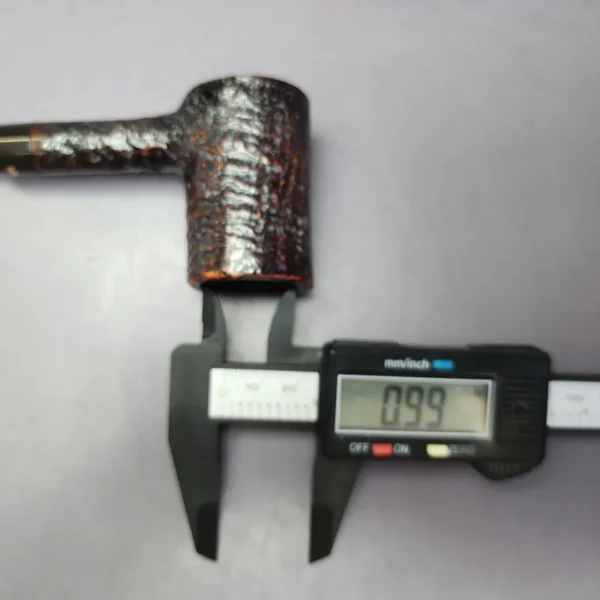 Gold Crown by GBD 9569 Sandblasted Poker Sitter Estate Briar Pipe, English Estates - Image 11